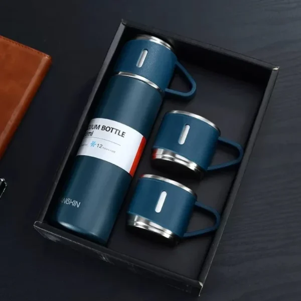 Stainless Steel Thermos Vacuum Flask Set -3 PCS